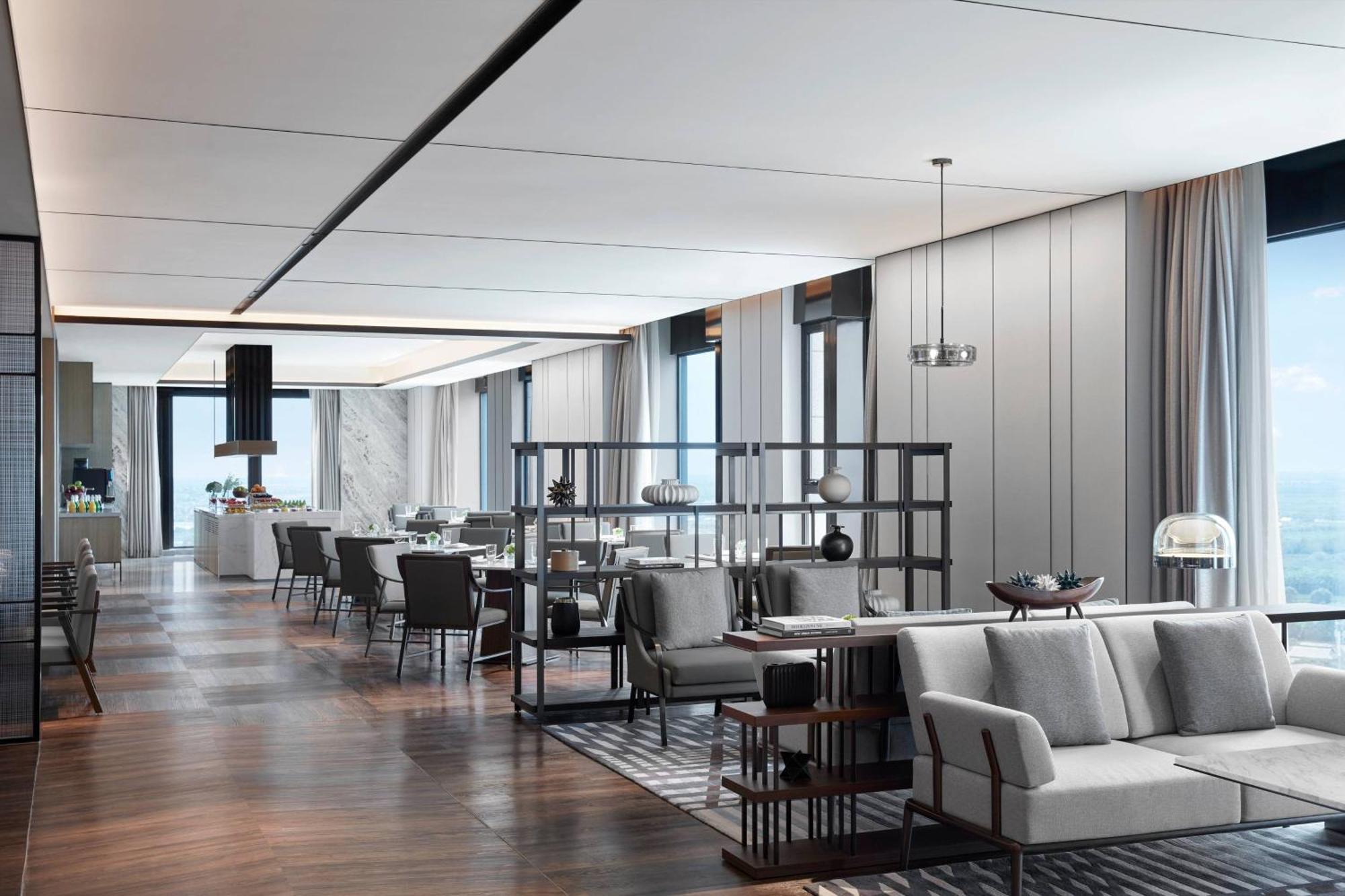 Shanghai Marriott Hotel Pudong South Nanhui Exteriör bild